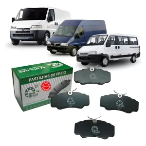 PASTILHA DE FREIO TRASEIRA DUCATO/BOXER/JUMPER ARO 15 E 16